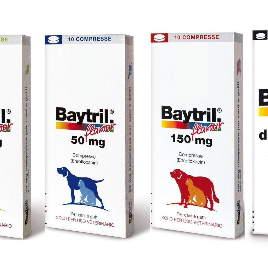 Baytril Flavour*100cpr 150mg