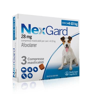 Nexgard*3cpr 4-10kg 28,3mg