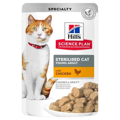 Hill'S Sp Cat Adult Sterilised Chicken 85gr