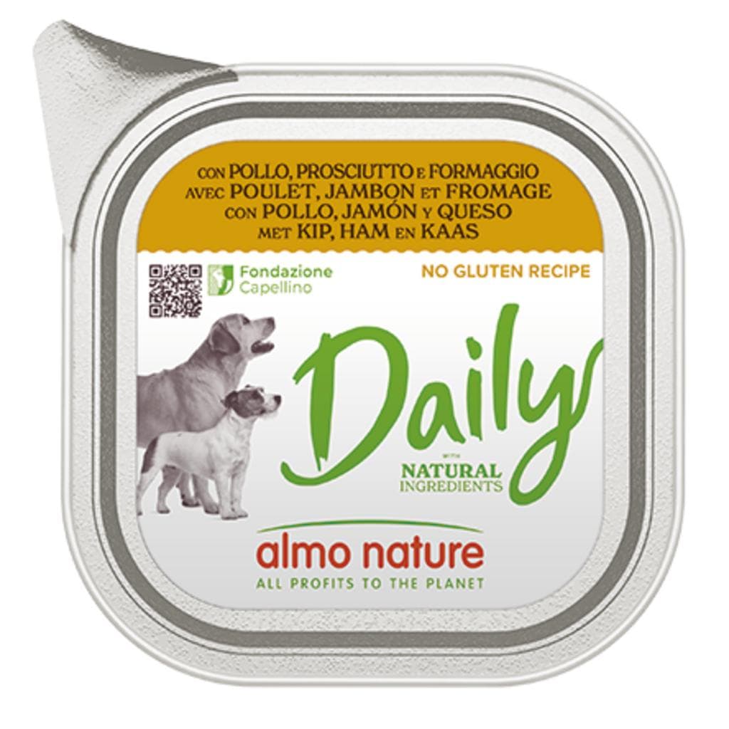 Almo Nature Daily Dog Pollo/Piselli 100gr
