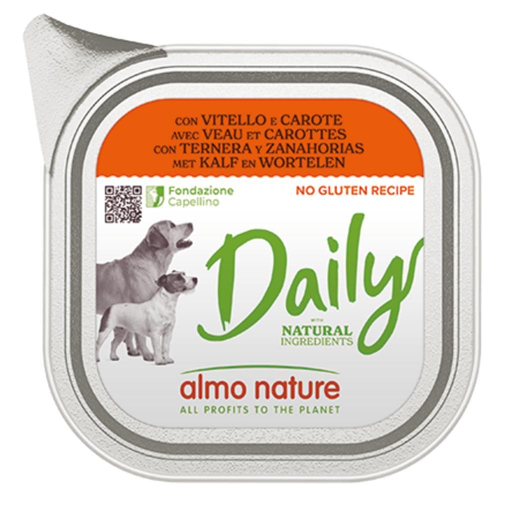 Almo Nature Daily Dog Vitello/Carote 100gr