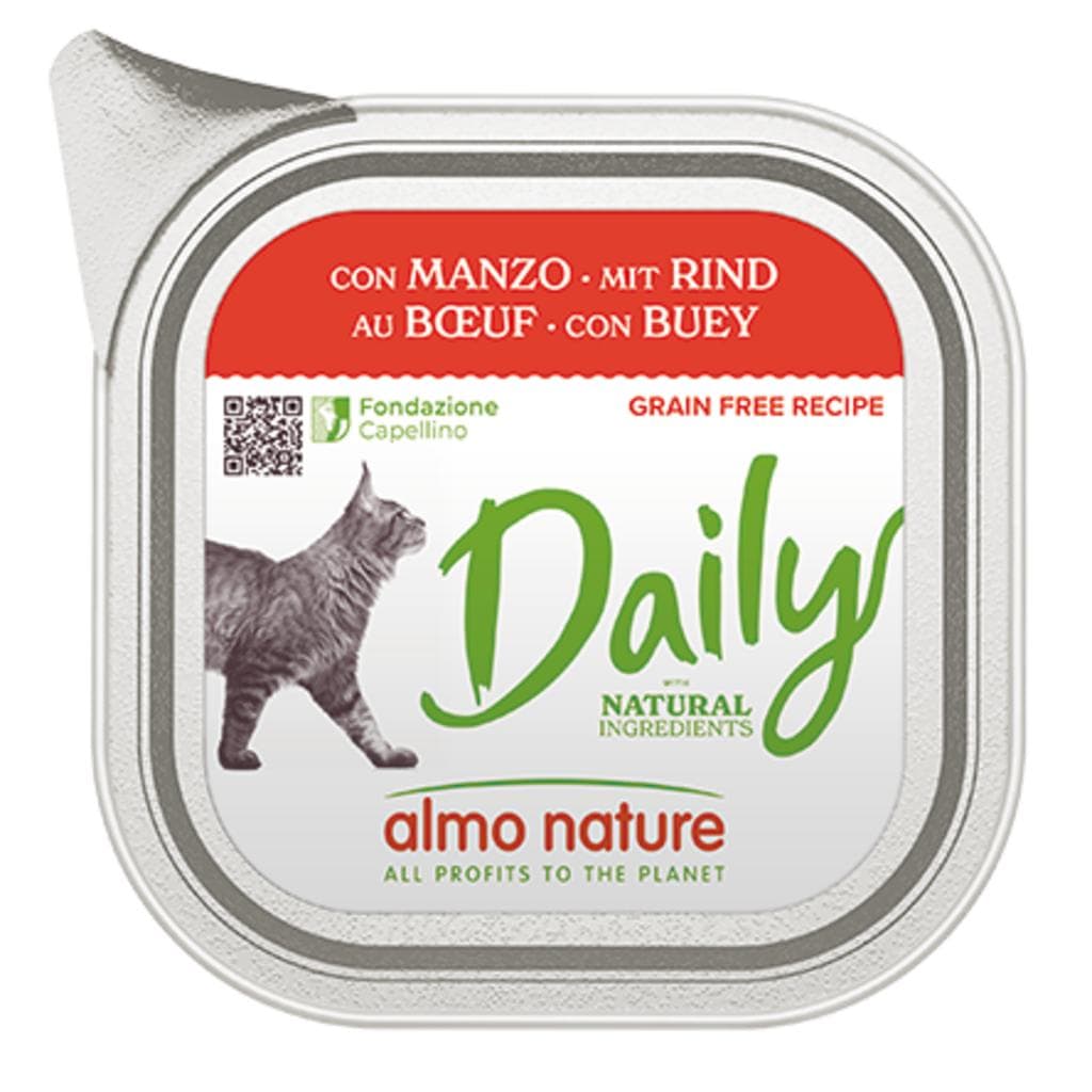 Almo Nature Daily Cat Manzo 100gr