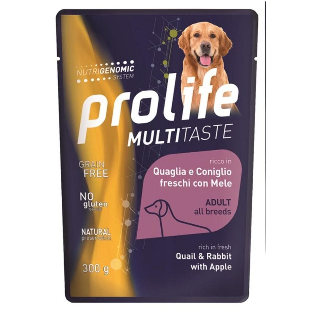 Prolife Dog Wet Quaglia/Coniglio/Mele 300gr