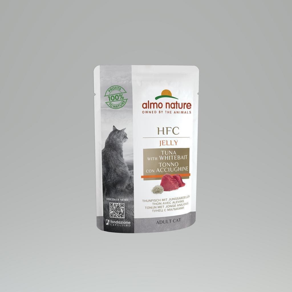 Almo Nature Hfc Cat Jelly Tonno/Acciughine 55gr