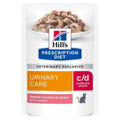 Hill'S Pd Cat C/D Stress Salmon Pouch 85gr