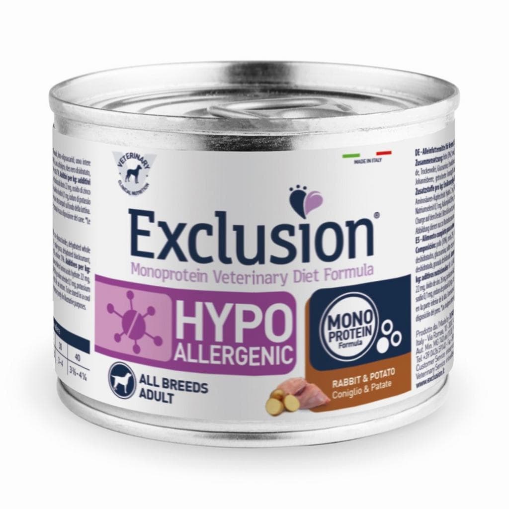 Exclusion Vet Dog Hypo Rabbit/Potato 200gr