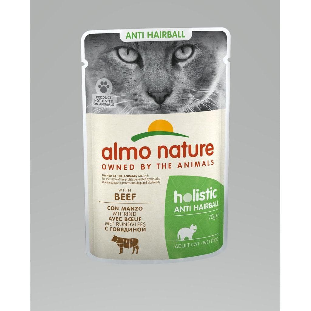Almo Nature Fnc Cat Anti-Hairball Manzo 70gr