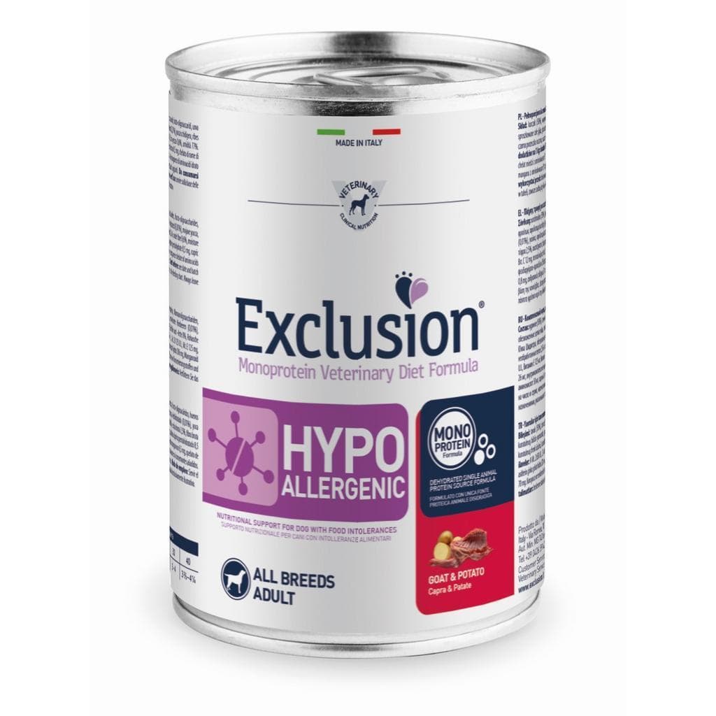 Exclusion Vet Dog Hypo Goat/Potato 400gr