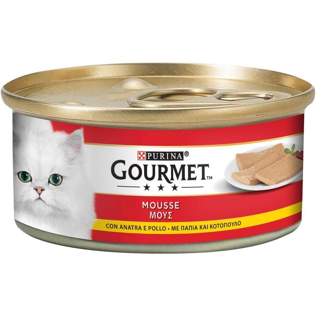 Pur Red Cat Mousse Anatra/Pollo 195gr