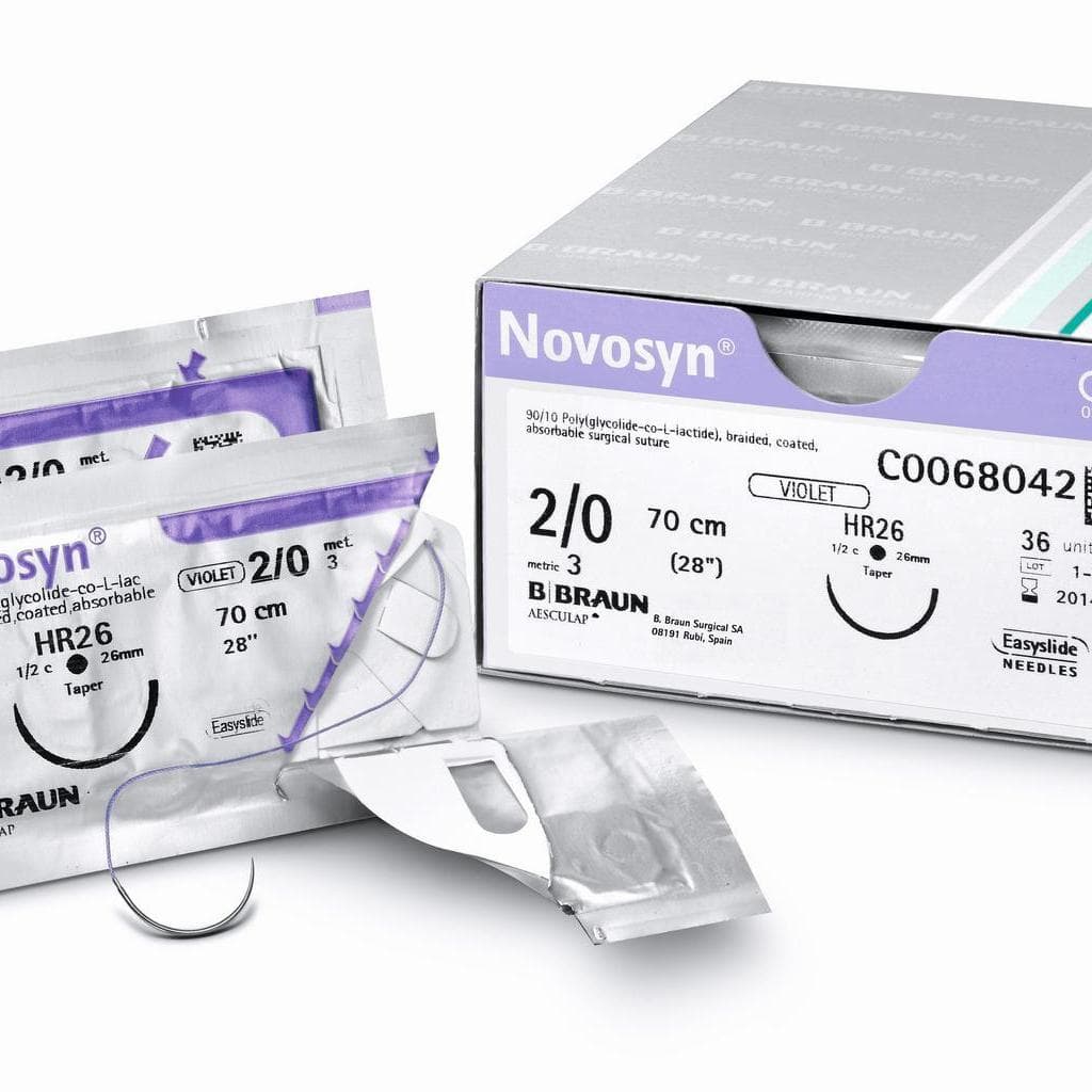 Bbraun Filo Sutura Novosyn 1 (4) 70cm Hr30