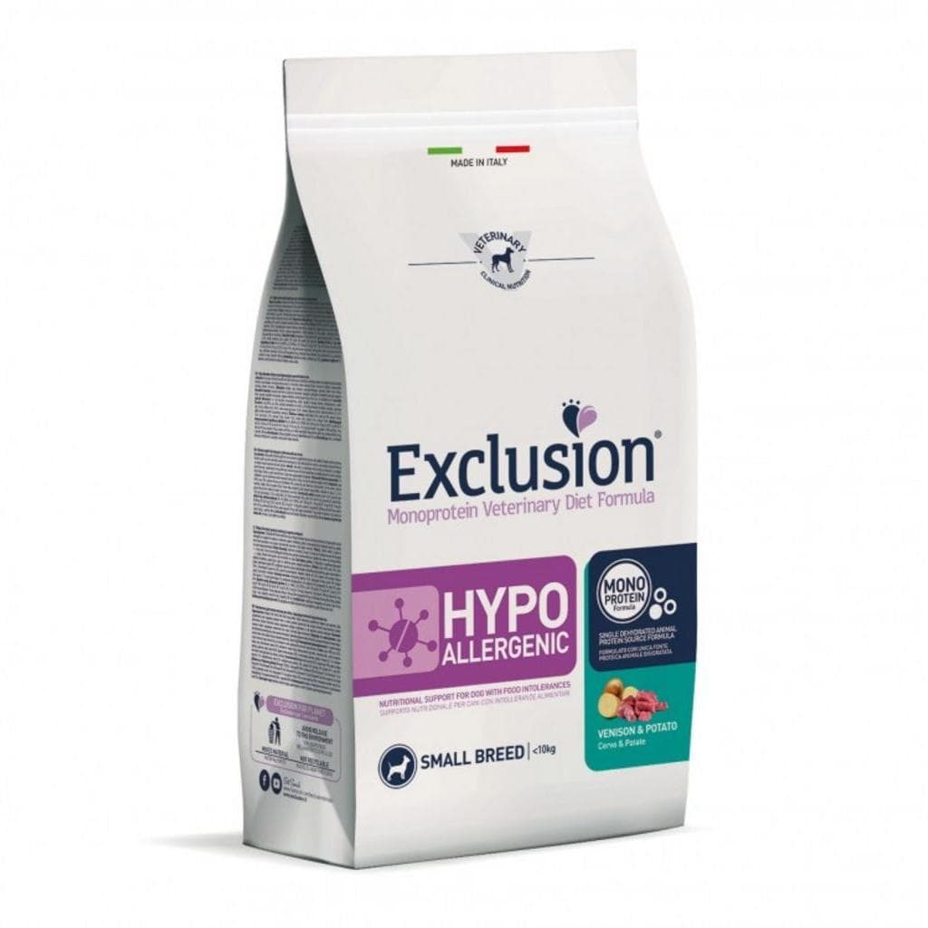 Exclusion Vet Dog Hypo Venison/Potato Small 2kg