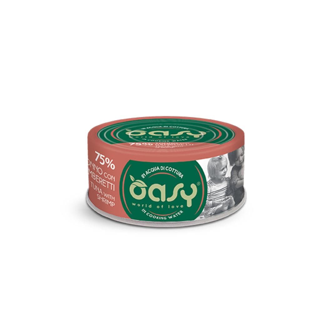 Oasy Cat Wet More Love Tonno/Gamberetti 70gr
