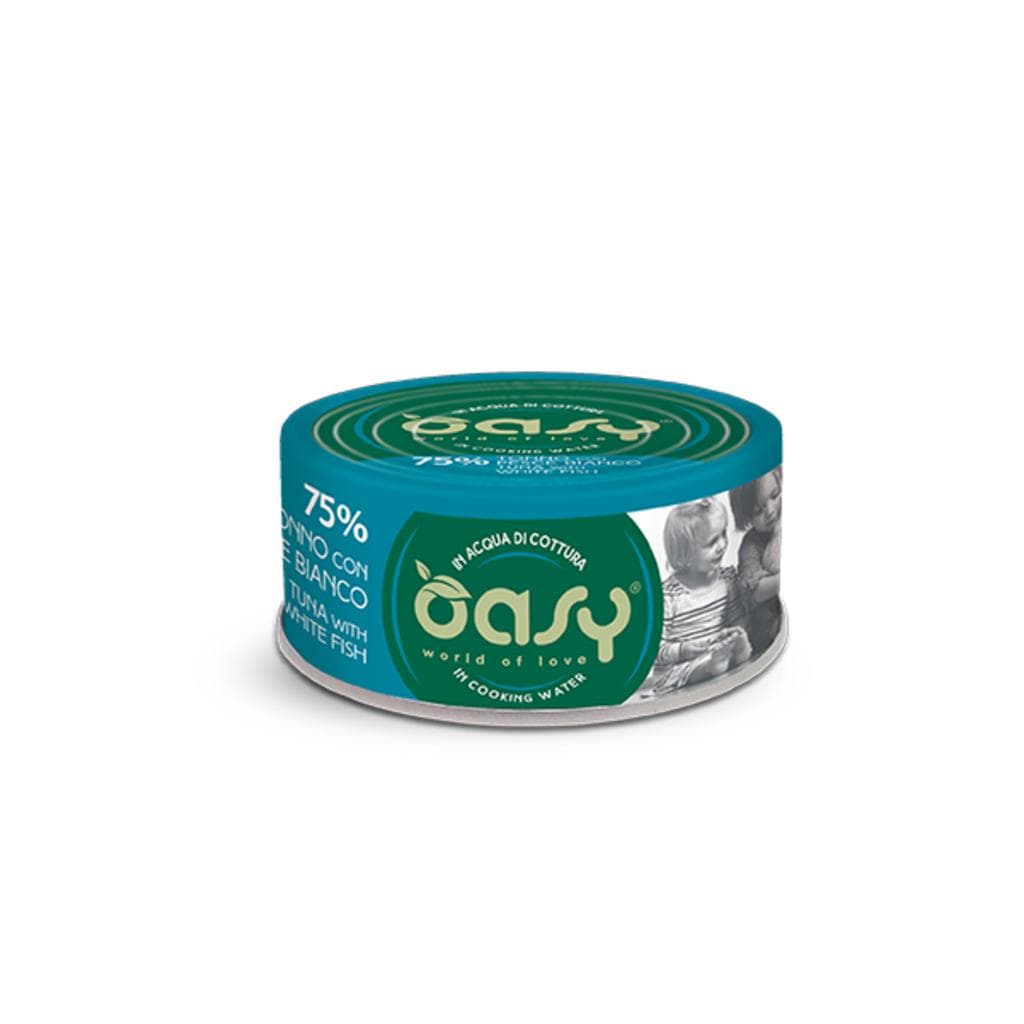 Oasy Cat Wet More Love Tonno/Pesce Bianco 70gr