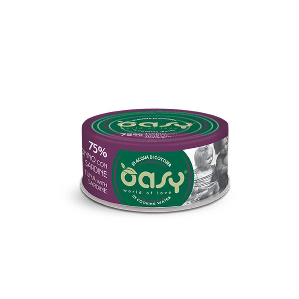 Oasy Cat Wet More Love Tonno/Sardine 70gr