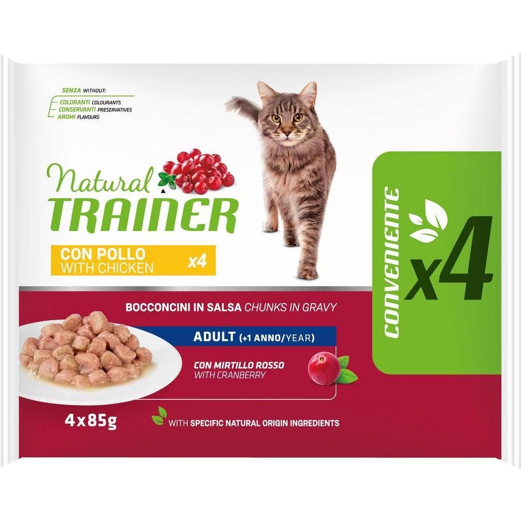 Natural Trainer Cat Adult Chicken 4x85gr
