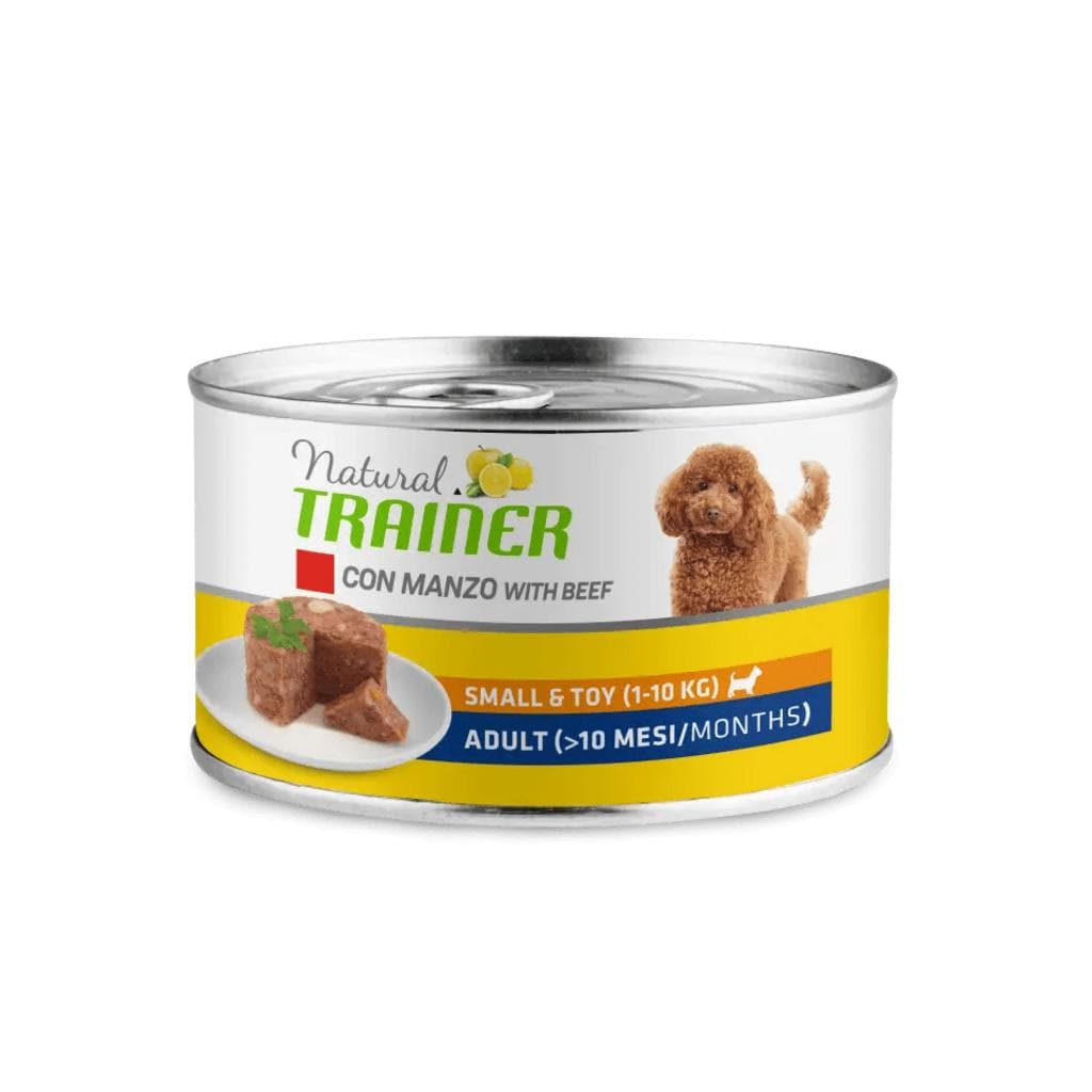 Natural Trainer Dog Adult Small/Toy Beef 150gr