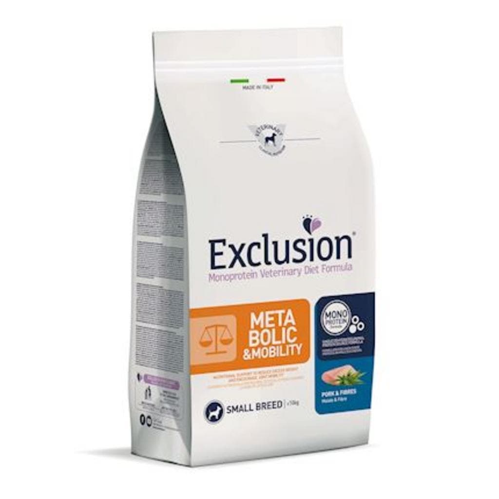 Exclusion Vet Dog Metabolic-Mobility Pork Small 2kg