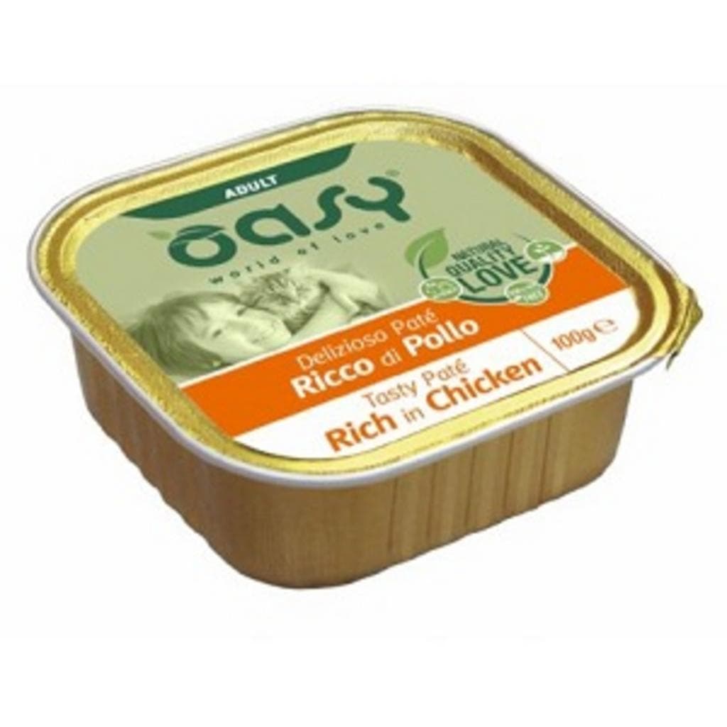 Oasy Cat Wet Pate Adult Pollo 100gr