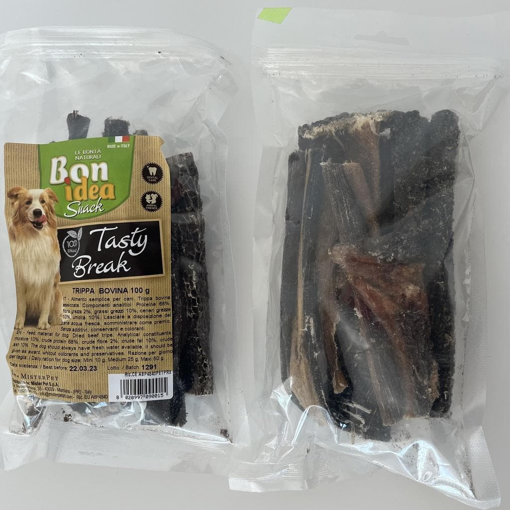 Mister Pet Trippa Nera In Pezzi 100gr