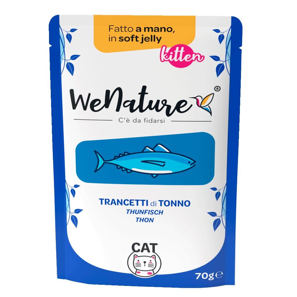 We Nature Cat Kitten Trancetti Tonno Soft Jelly 70gr
