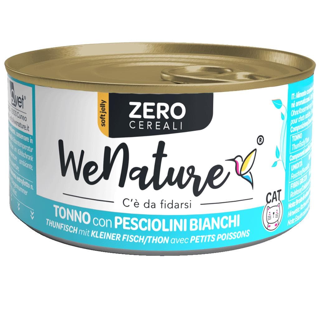 We Nature Cat Zero Tonno/ Pesciolini Bianchi 85gr