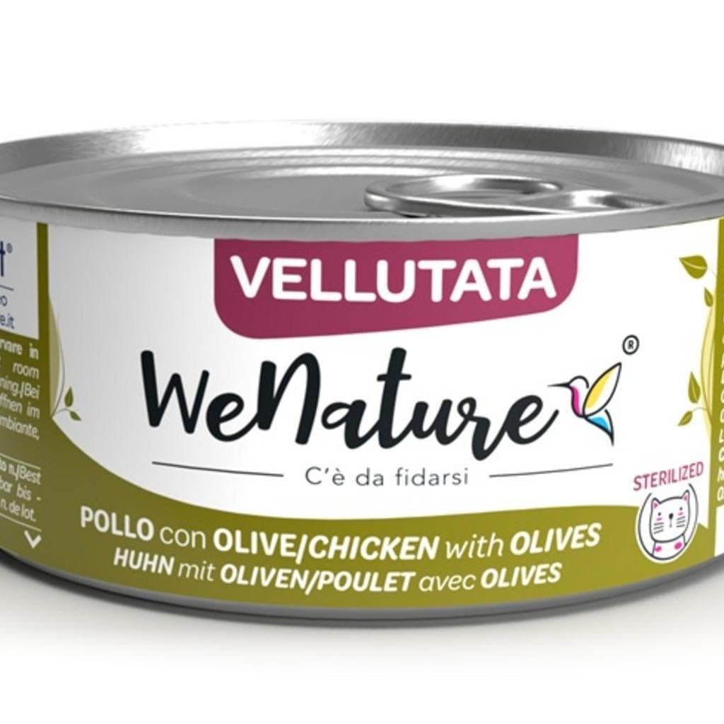 We Nature Cat Sterilized Vellutata Pollo/Olive 75g
