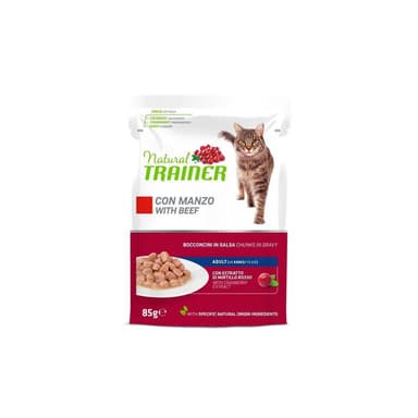 Natural Trainer Cat Adult Beef 85gr