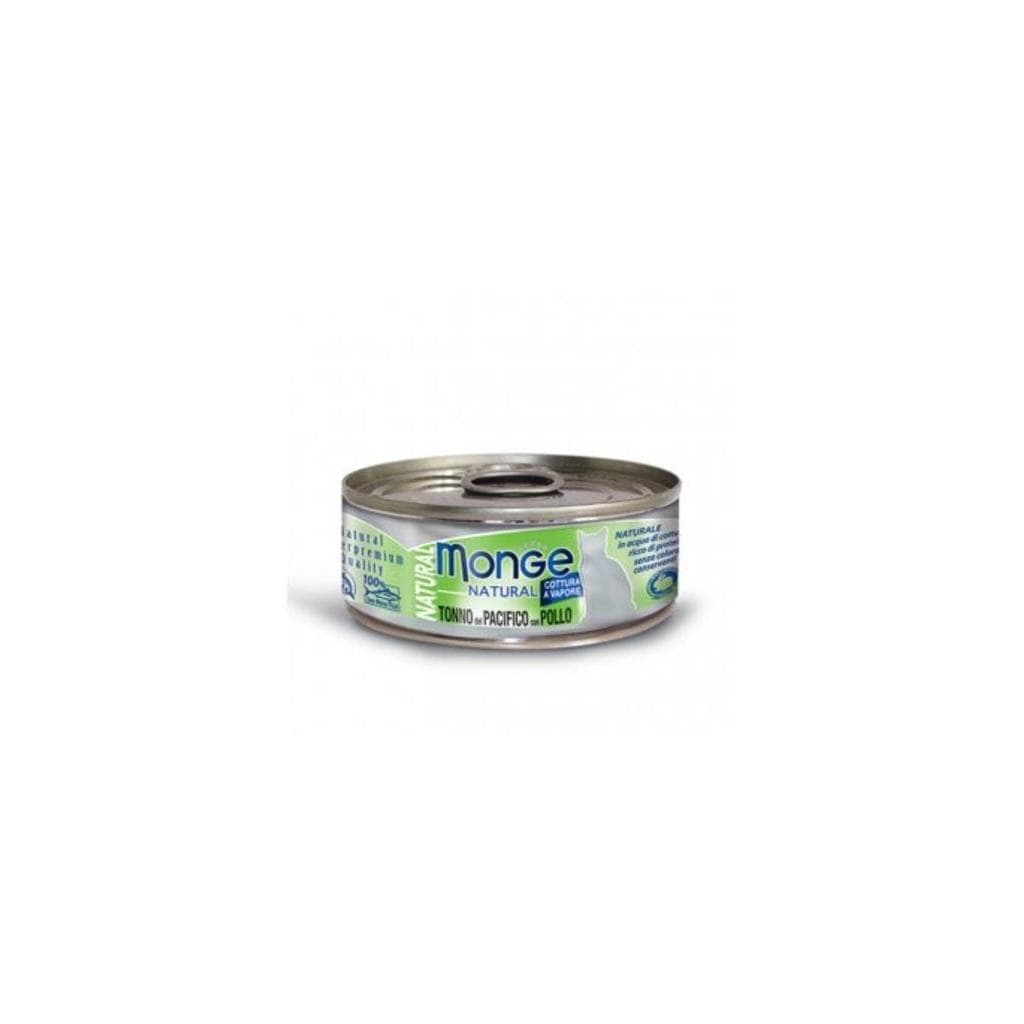 Monge Cat Natural Tonno Pinne Gialle/Pollo 80gr