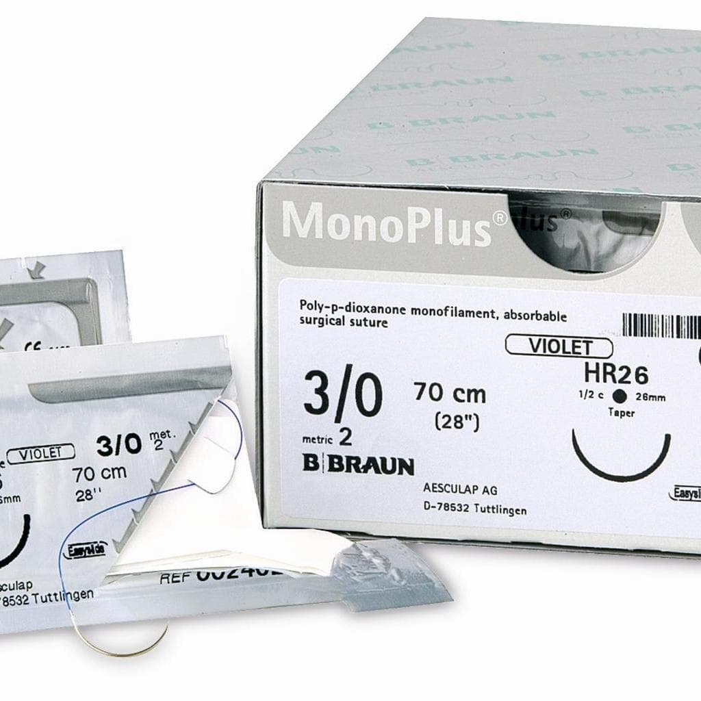 Bbraun Filo Sutura Monoplus 0 (3,5) 70cm Hs26s
