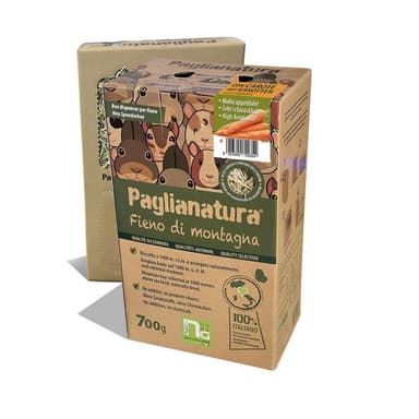 Paglia Natura Fieno Di Montagna Con Carota 600gr