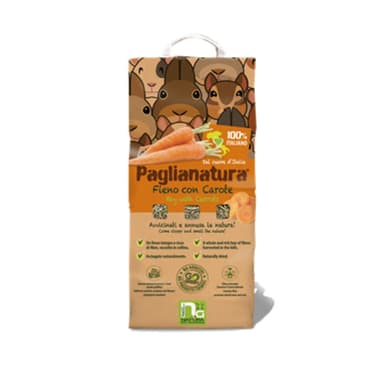 Paglia Natura Fieno Di Montagna Con Carota 1,3kg